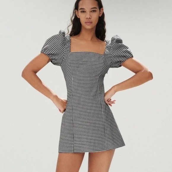 Zara Gingham Check Dress - Picture 3 of 7